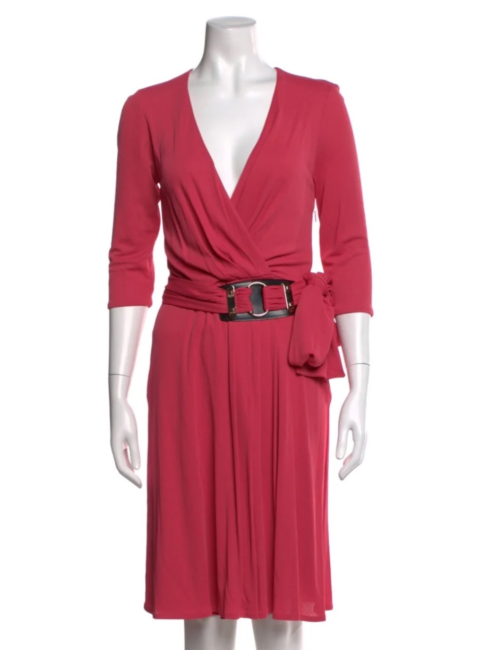 Vintage Pink Gucci Wrap Dress Size EU42/US6 Medium